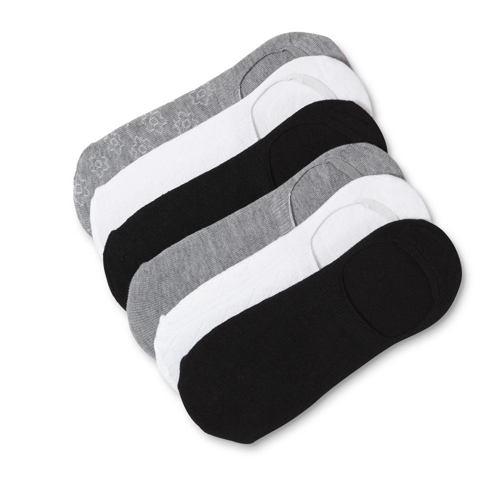 Joe Boxer Women's 6-Pairs Liner Socks - Solid & Floral