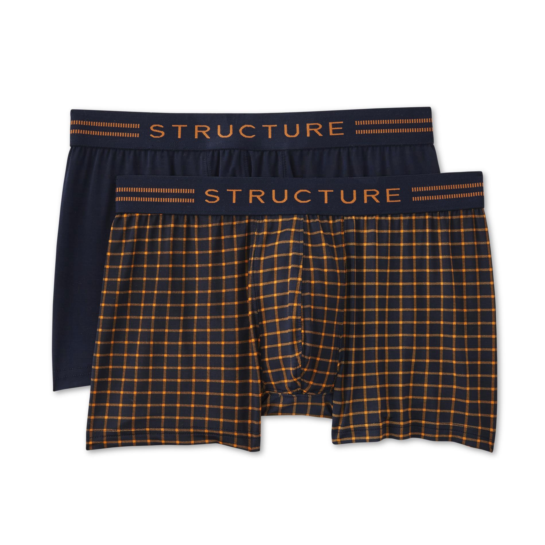 Structure Men's 2-Pack Trunks - Solid & Check