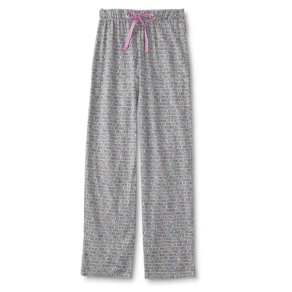 Joe Boxer Juniors' Pajama T-Shirt & Pants - Days of the Week