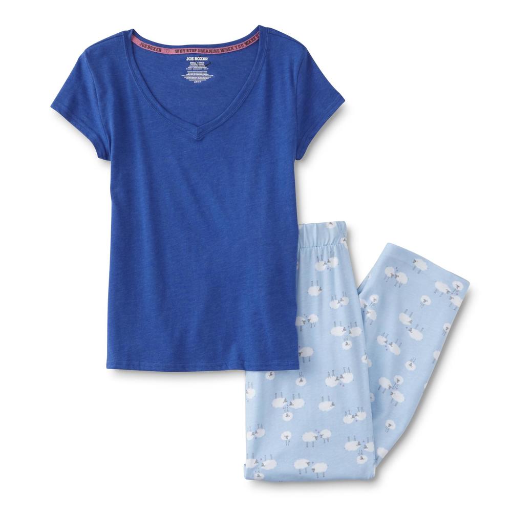 Joe Boxer Juniors' Pajama T-Shirt & Pants - Sheep