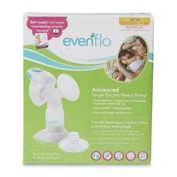 Evenflo Feeding Occasional Use Closed System Advanced Single Electric One-Handed Breast Pump with Breastfeeding Education
