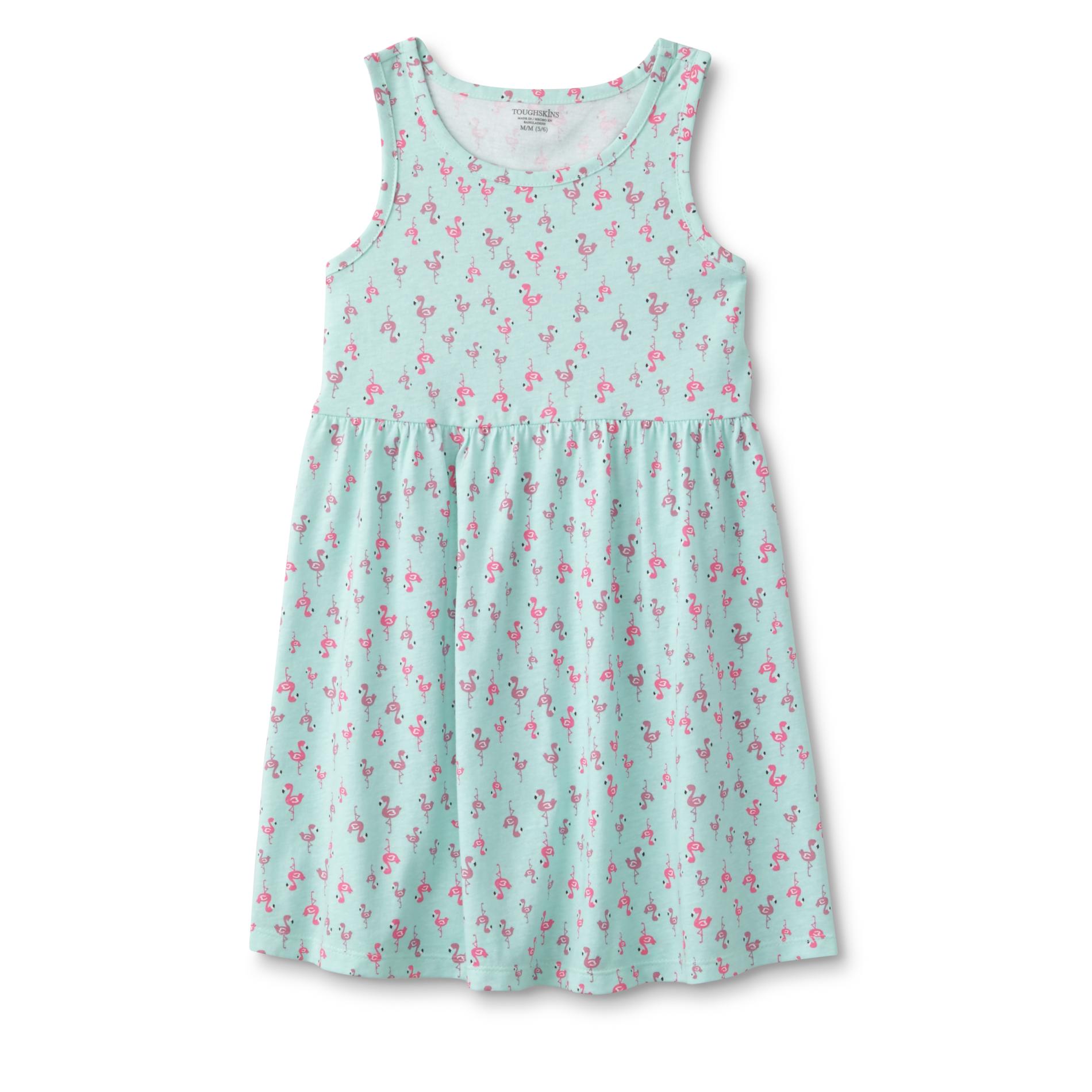 Toughskins Infant & Toddler Girls' Tank Dress - Flamingo