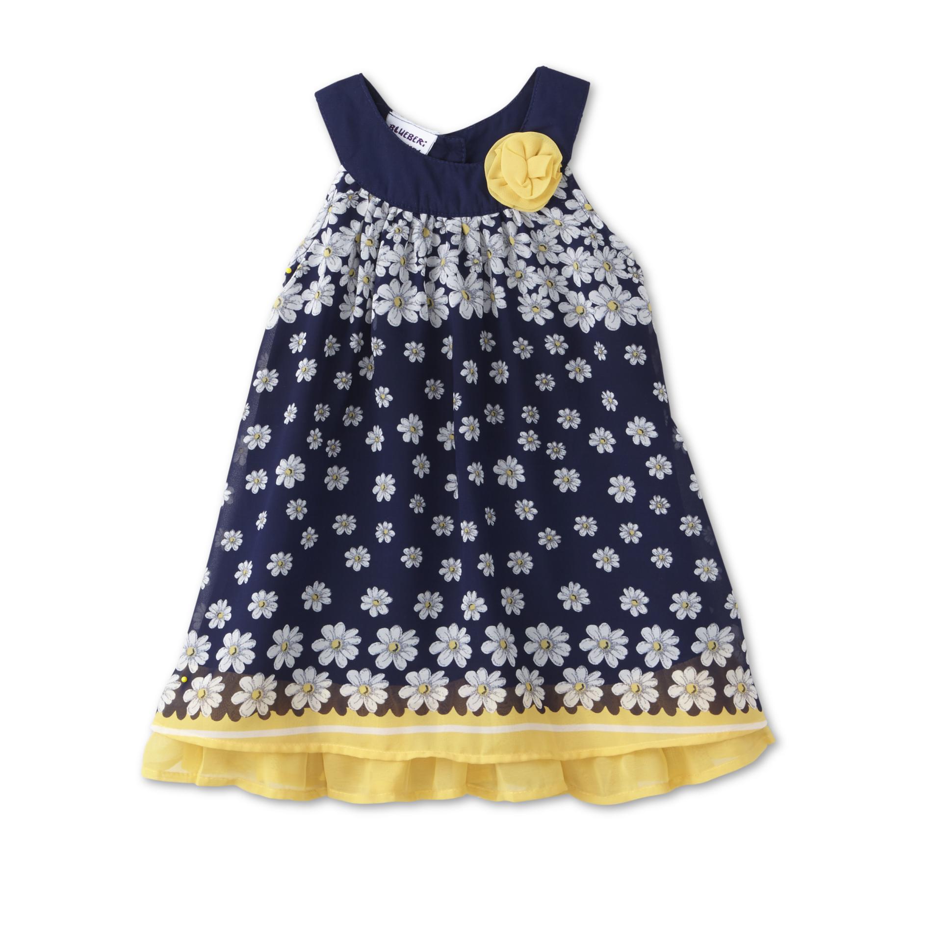 Blueberi Boulevard Infant & Toddler Girls' Halter Dress - Daisy