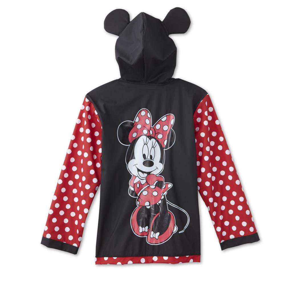 Disney Minnie Mouse Girls' Hooded Raincoat