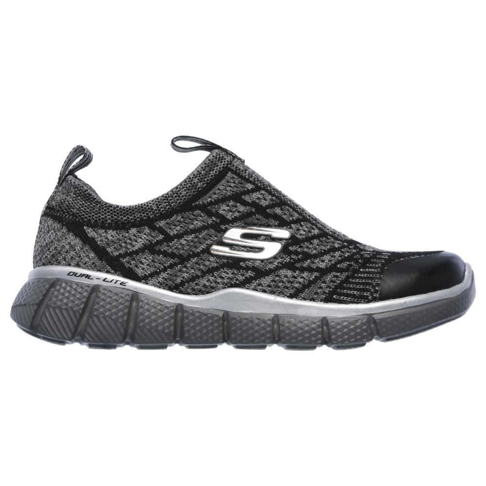 Skechers Boys' Gray Equalizer 2.0 Well Played Sneaker