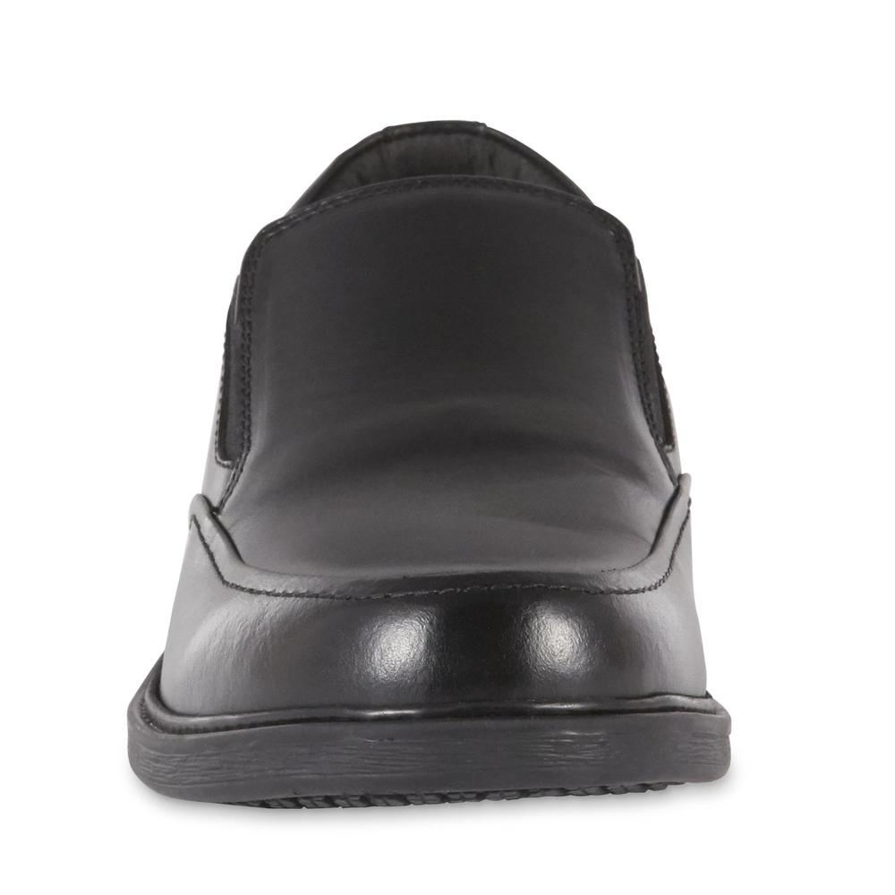 Safetrax Men's Fulton Slip-Resistant Black Dress Shoe