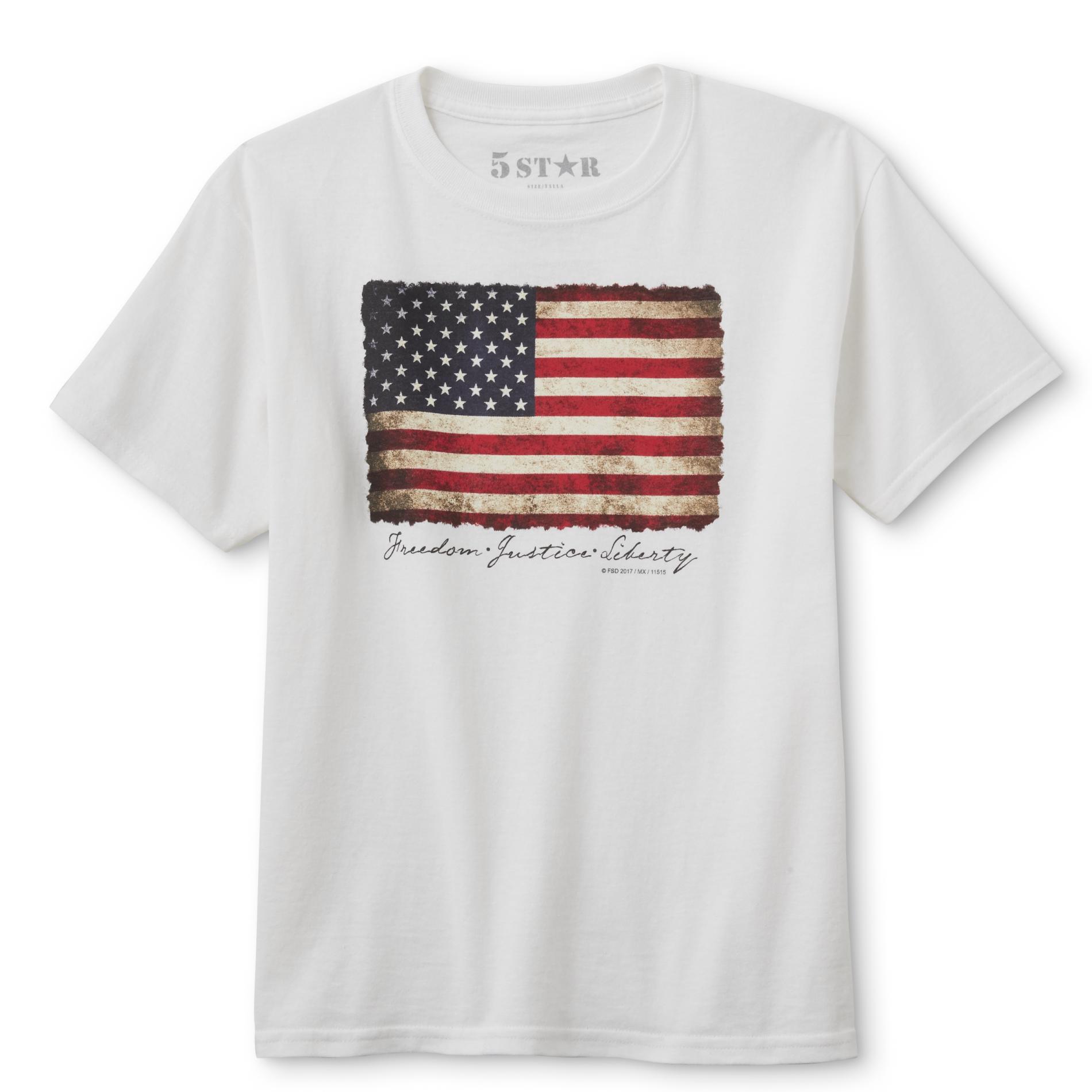 Boys' Graphic T-Shirt - Freedom Justice Liberty