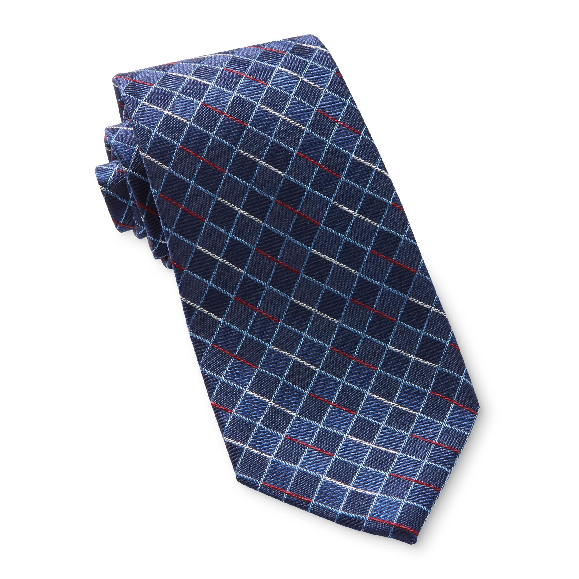 Dockers Men's Necktie - Grid Pattern