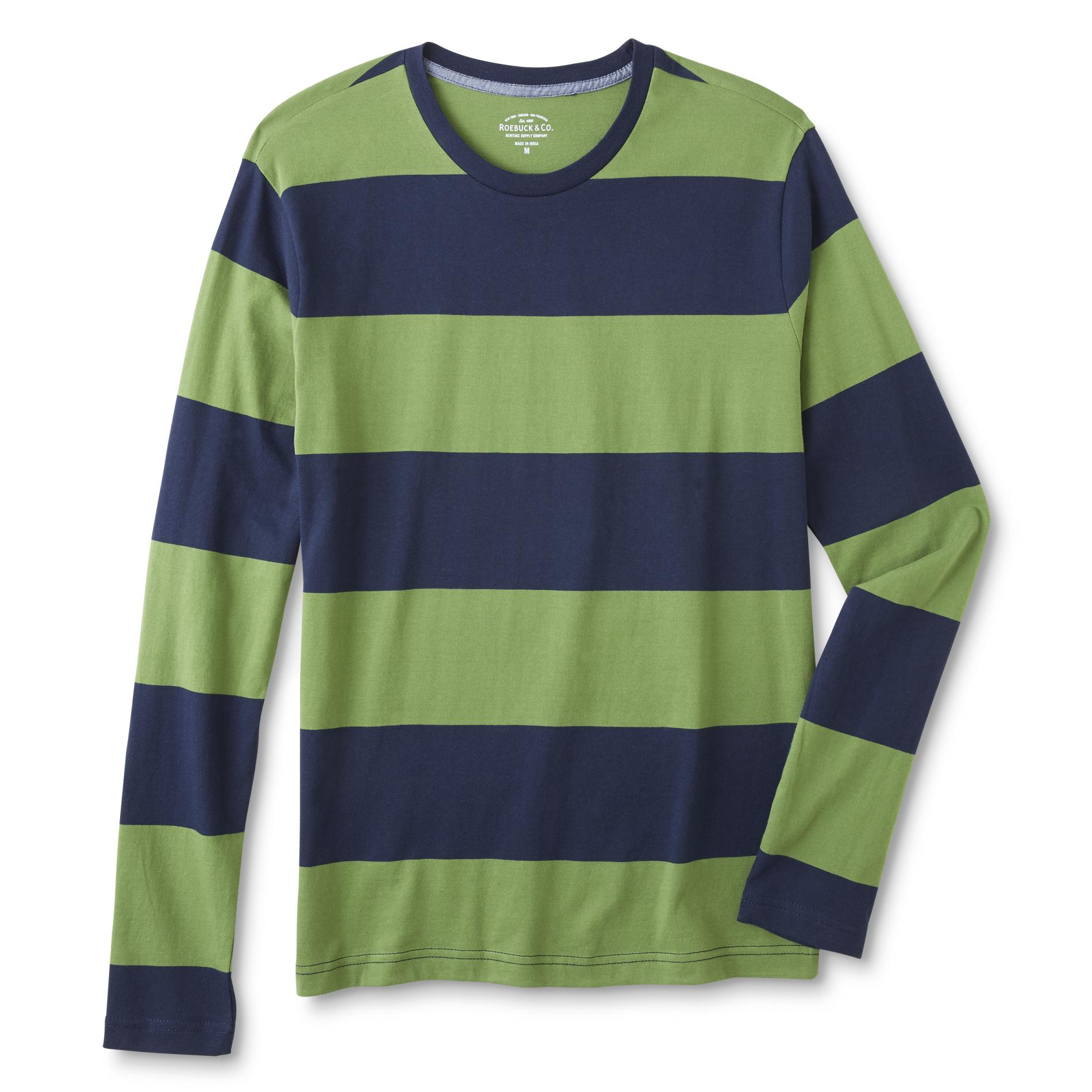 Roebuck & Co. Young Men's Long-Sleeve T-Shirt - Rugby Striped