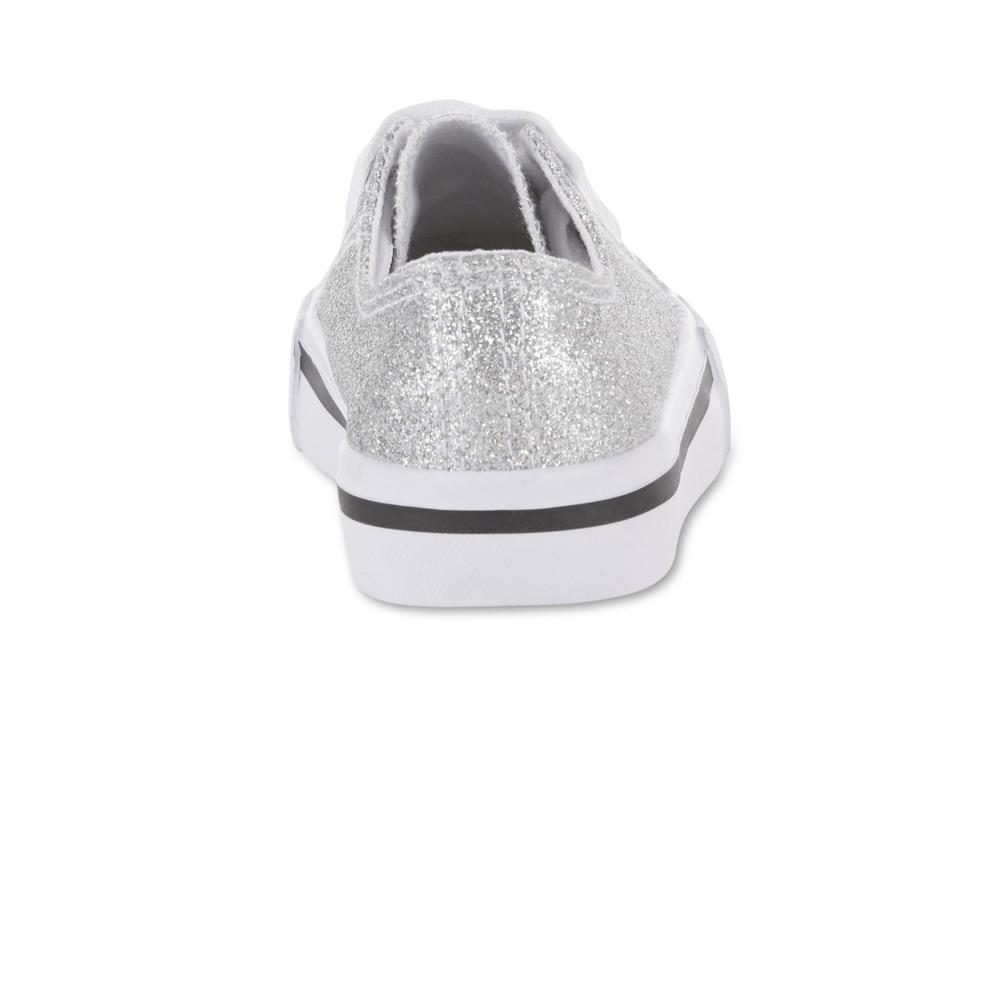 Roebuck & Co. Toddler Girls' Maisy Sneaker - Silver Glitter