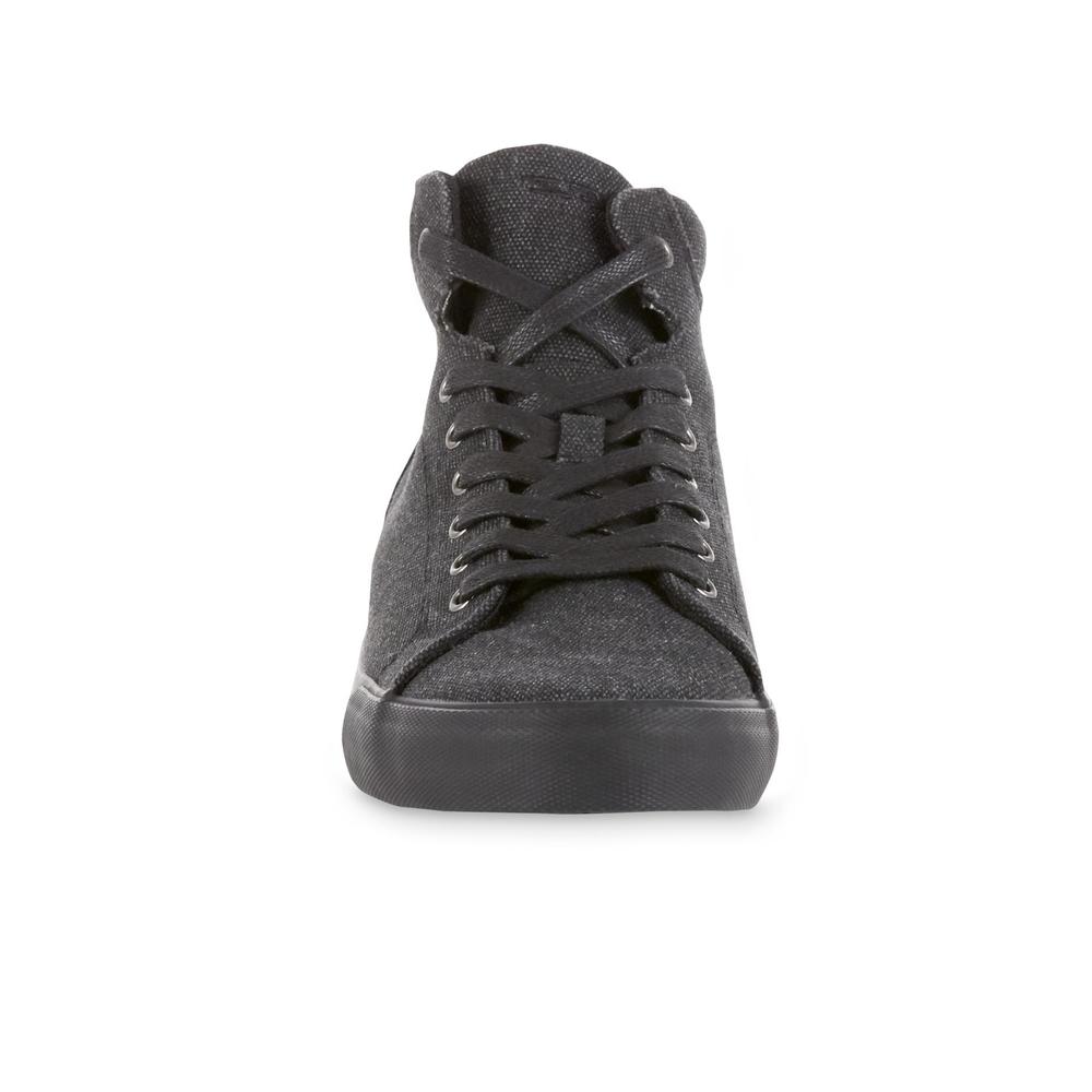 Lugz Men's King Casual Canvas Sneaker - Black