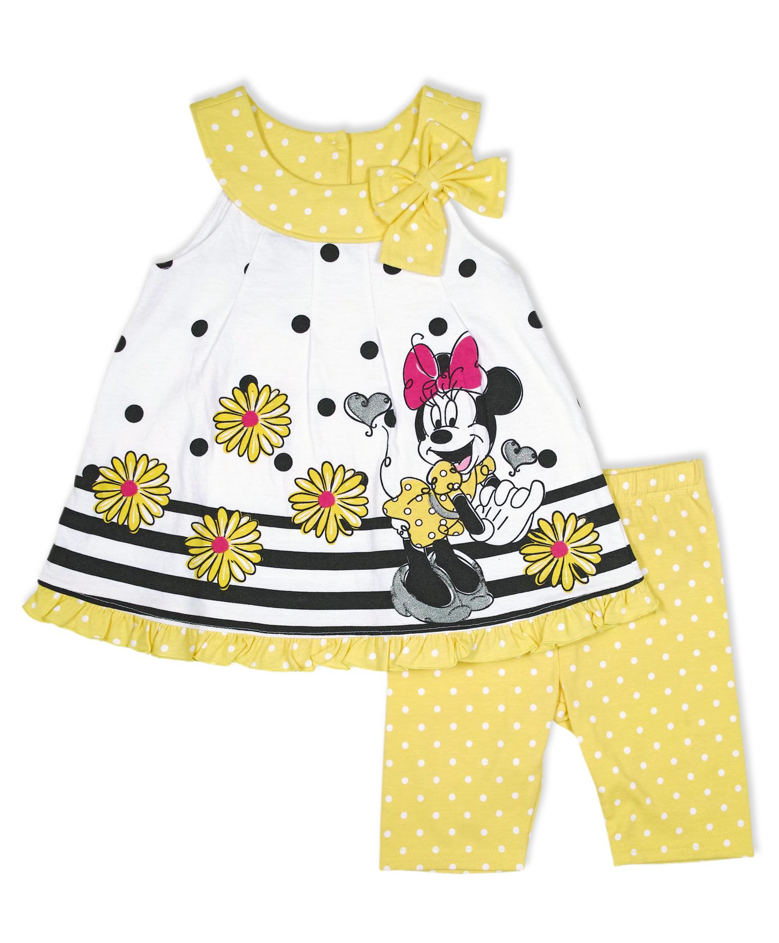 Disney Minnie Mouse Infant & Toddler Girl's Tank Top & Shorts - Polka Dot