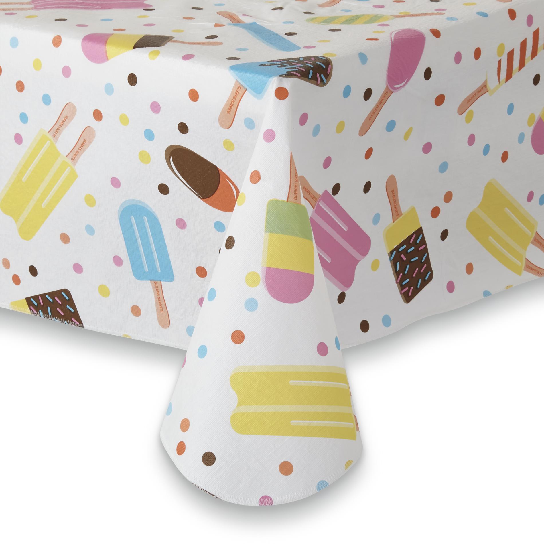 Essential Home Wipe Clean Tablecloth - Ice Pops