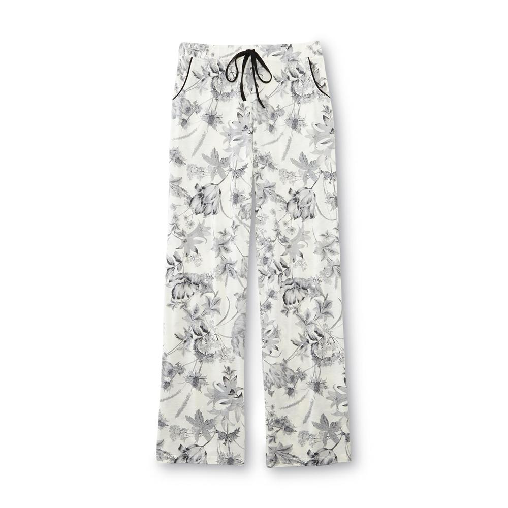 Jaclyn Smith Women's Pajama Top & Pants - Floral Print