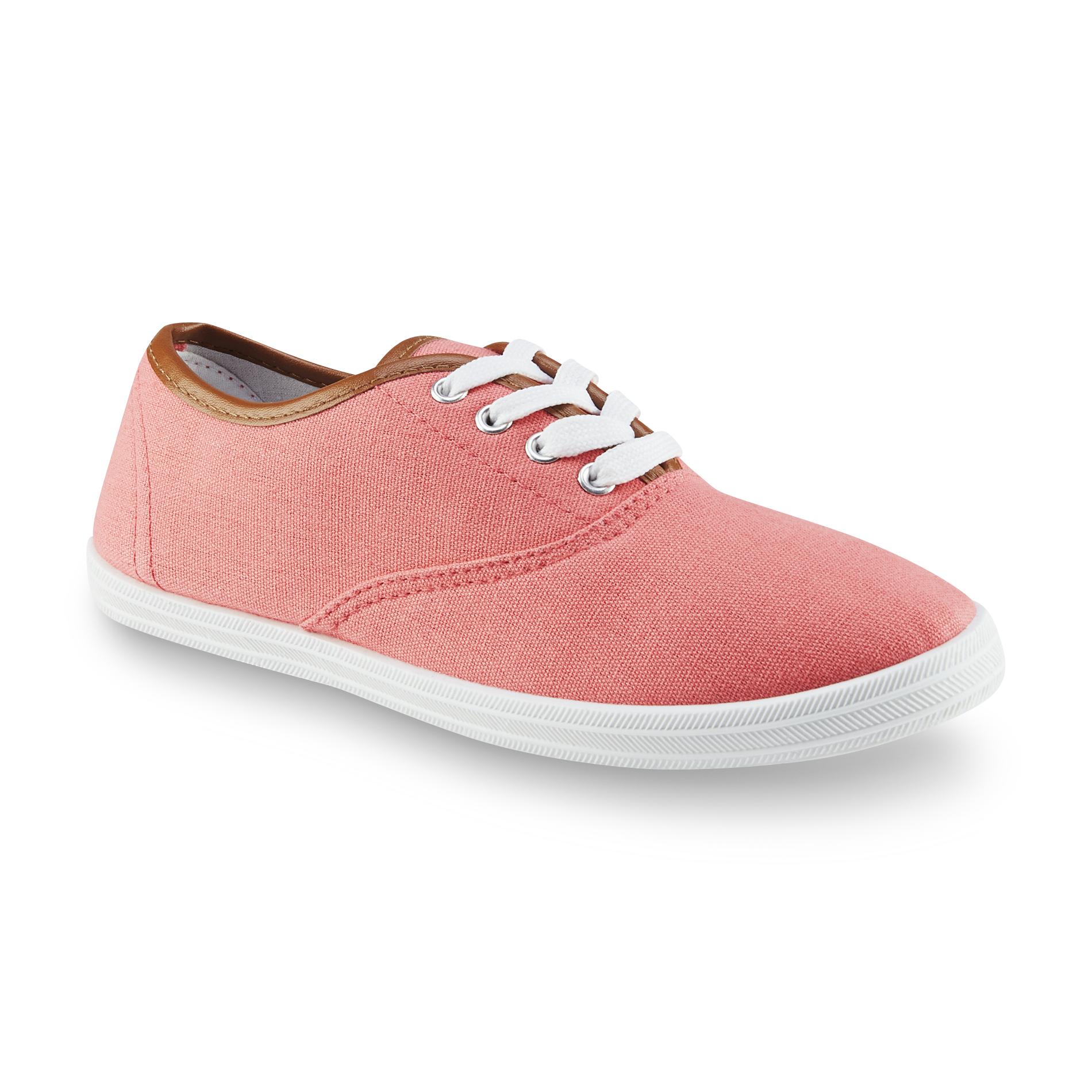 Twisted Women's Ticela Pink/White Plimsoll Shoe