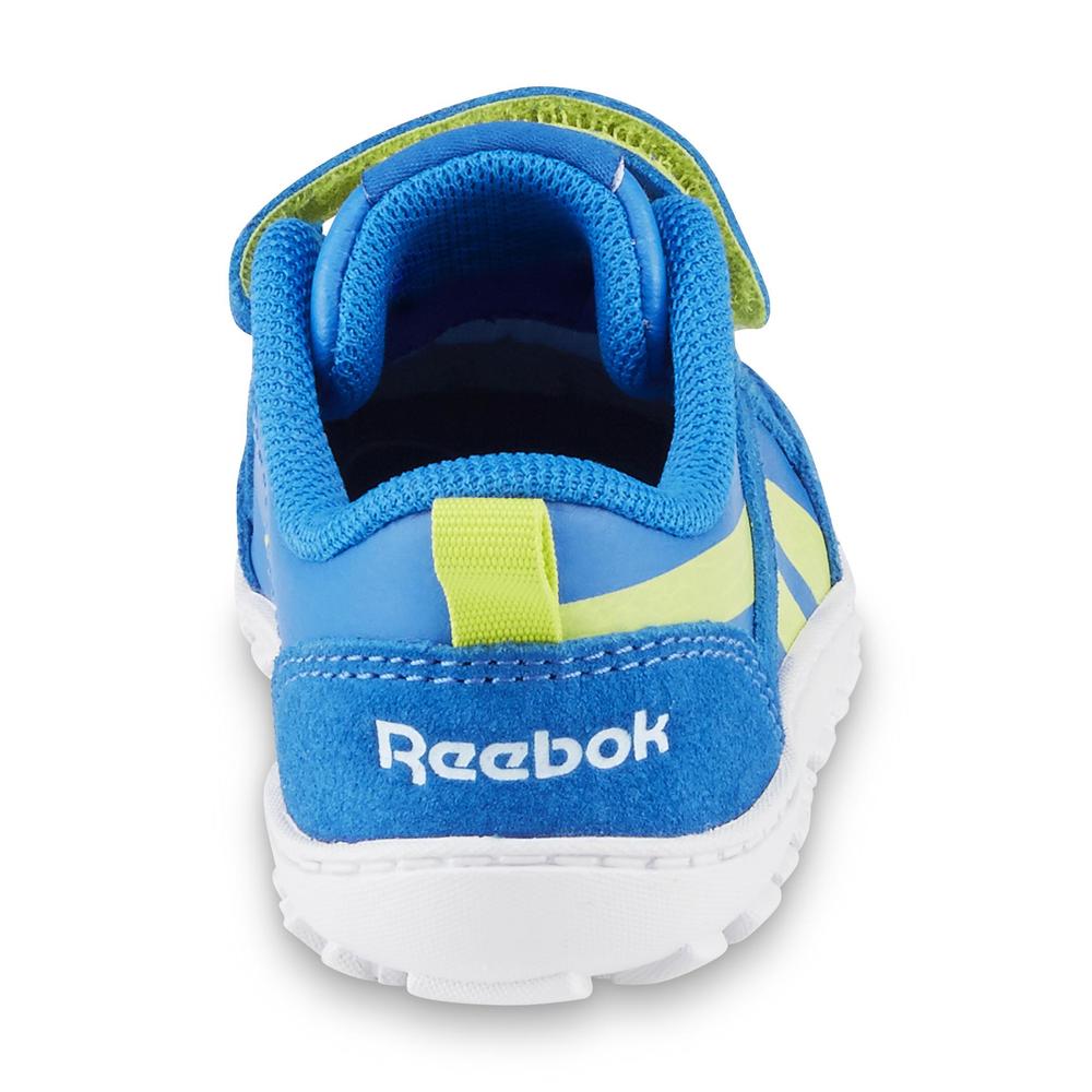 Reebok Toddler Boy's Venture Flex Chase Blue/Yellow Athletic Shoe