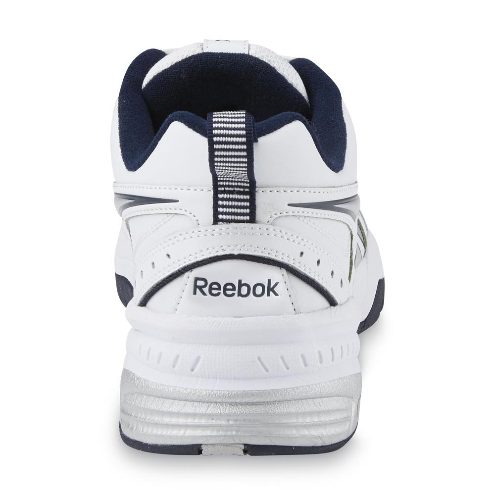 Reebok Men's Royal Trainer Sneaker - White/Navy Wide Width Avail