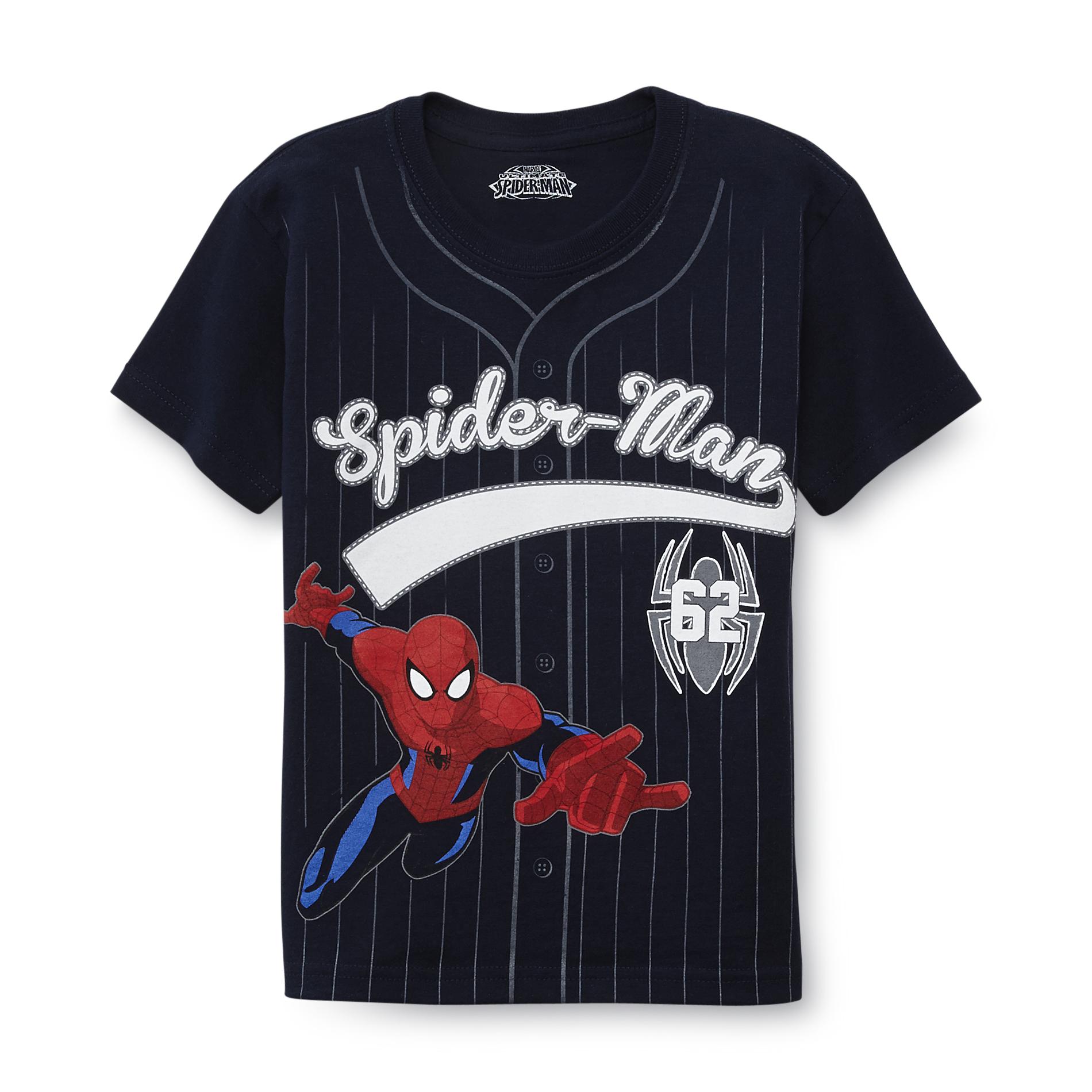 Marvel Spider-Man Boy's Graphic T-Shirt - Varsity