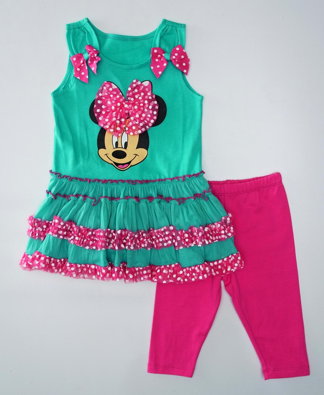 Disney Minnie Mouse Girl's Skirted Tunic & Leggings