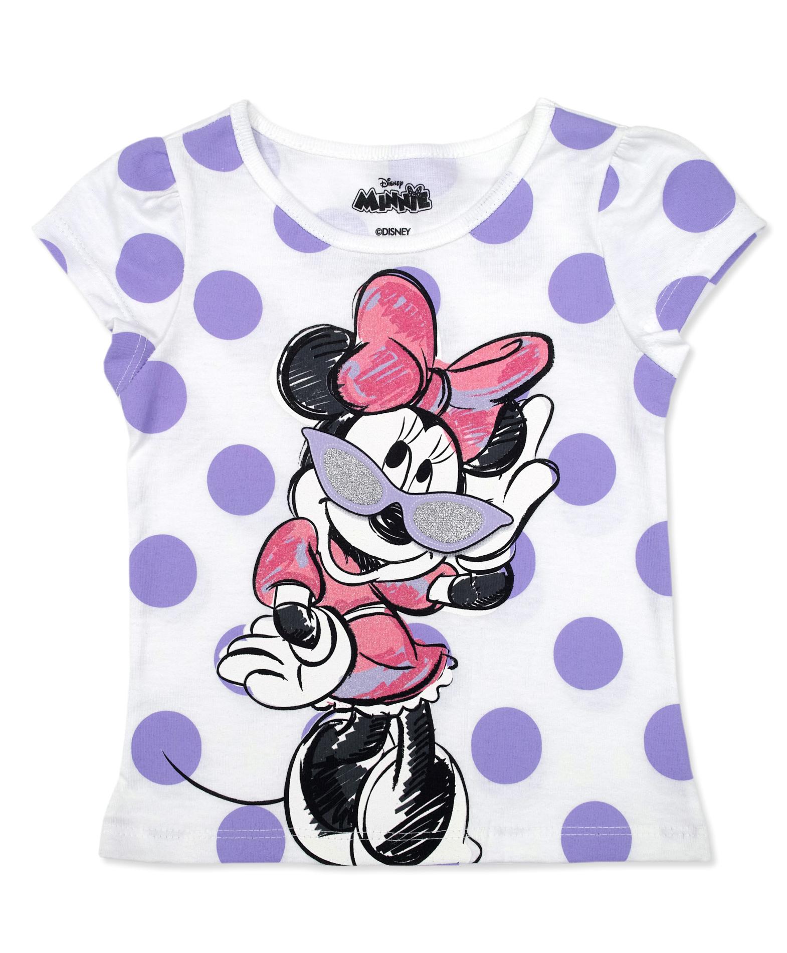 Disney Minnie Mouse Toddler Girl's Top - Polka Dot