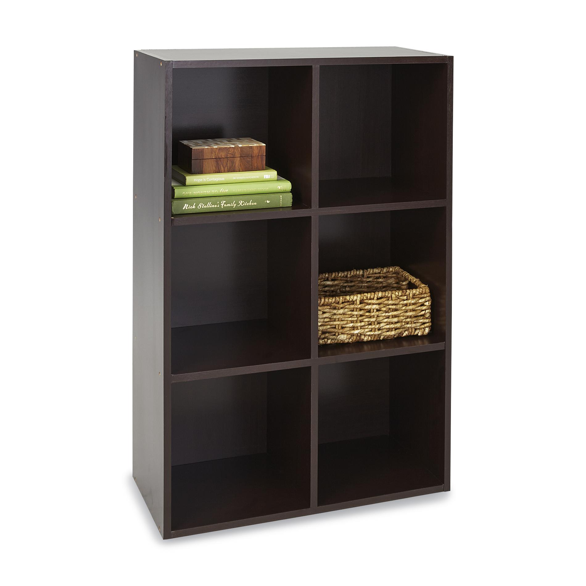 Essential Home Six-Cube Storage Unit, White Essential Home Six-Cube Storage Unit, White