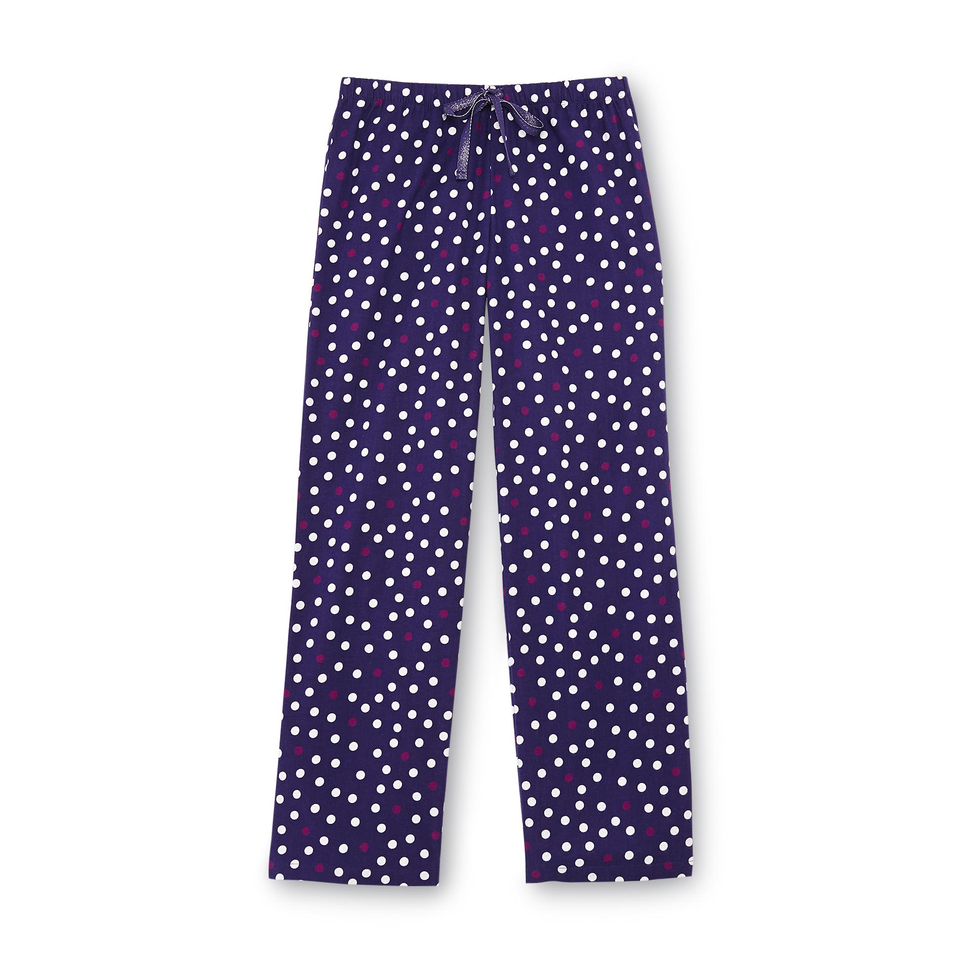 Covington Women's Polka Dot Flannel Pajama Pants