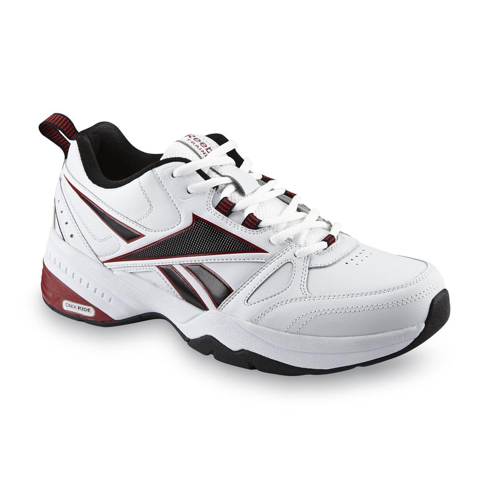 Reebok Men's Royal Trainer Wide Athletic Shoe - White/Black/Red