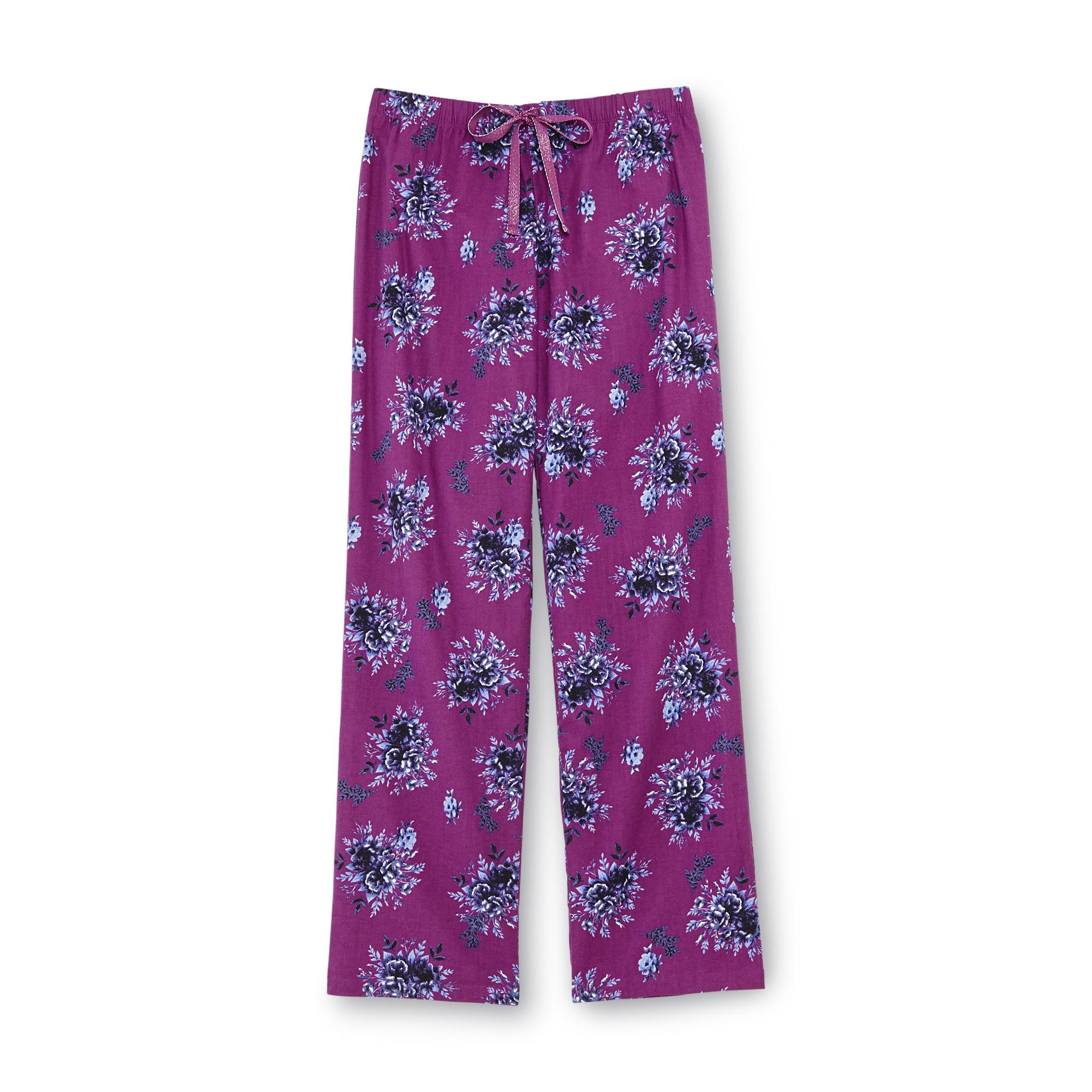 Covington Women's Floral Flannel Pajama Pants