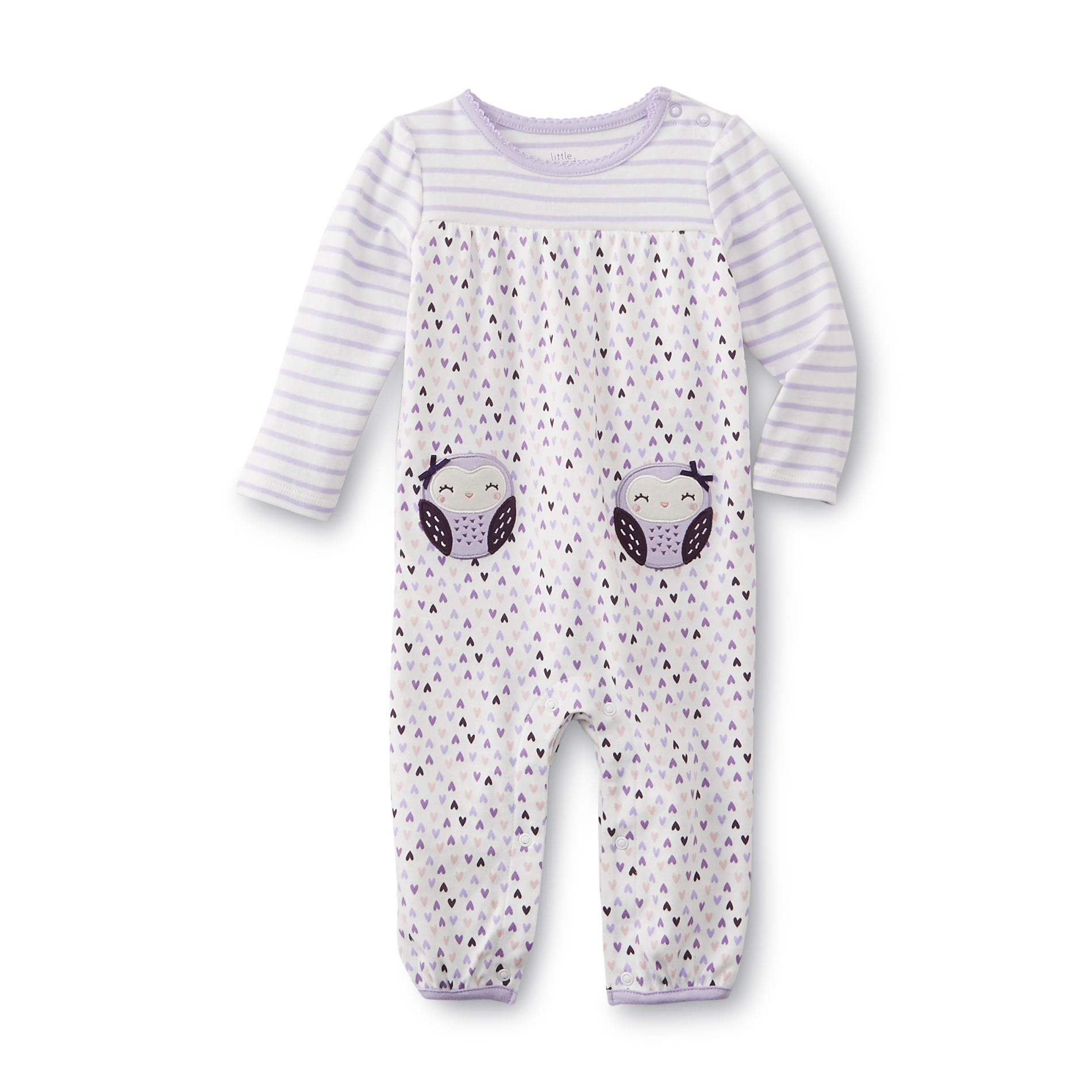 Little Wonders Newborn & Infant Girl's Long-Sleeve Bodysuit - Owls