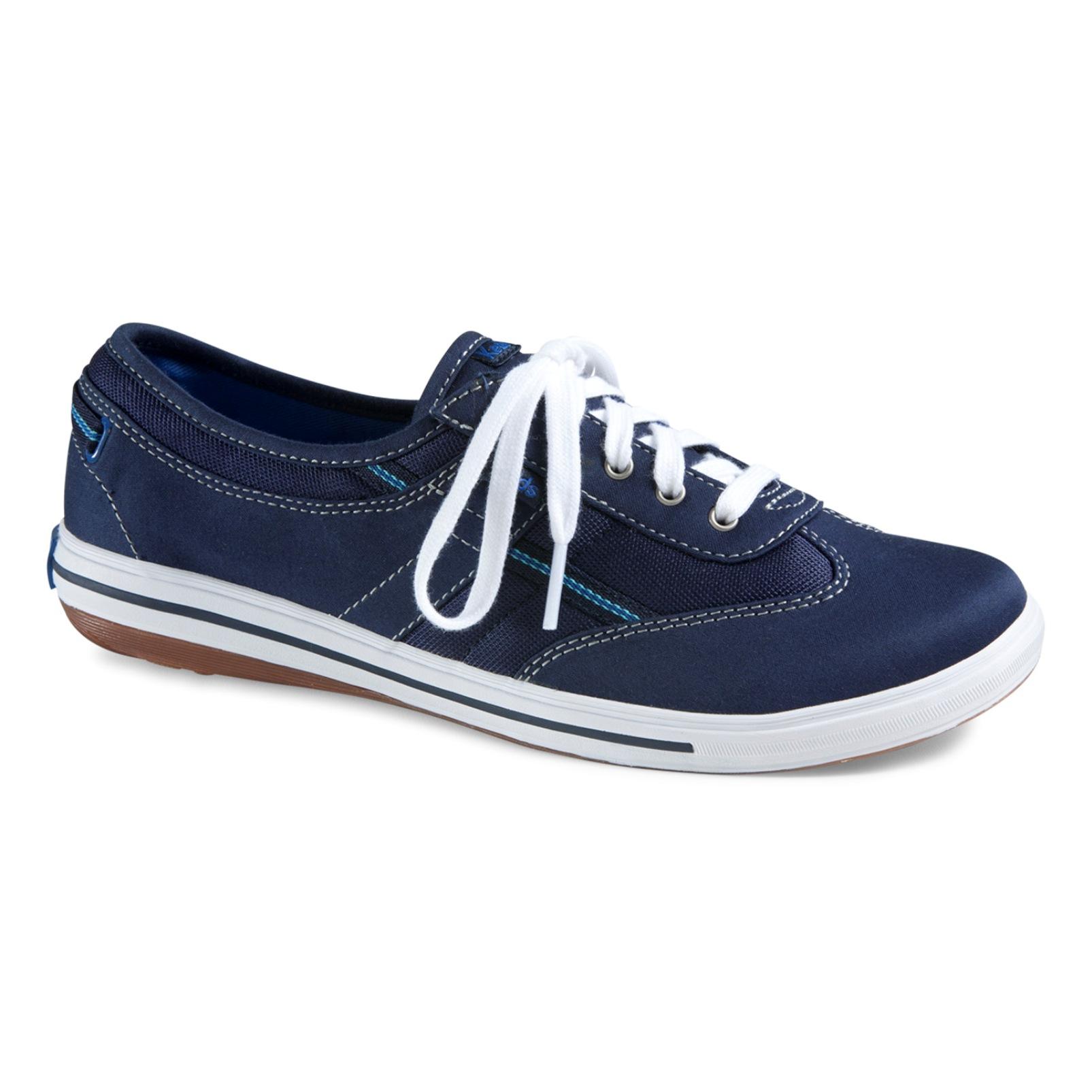 Keds Women's Craze T-Toe Navy Sneaker - Wide Width