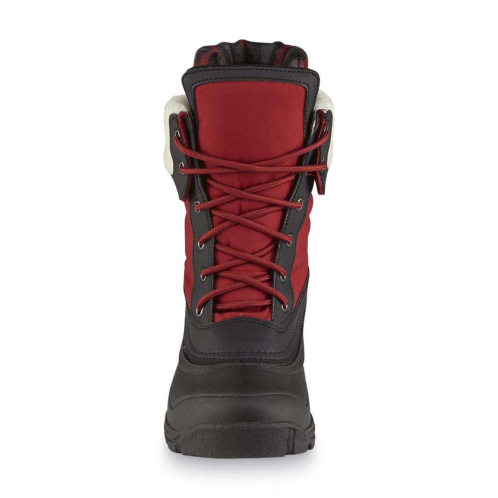 Kamik Women's Sugarloaf Red/Plaid Mid-Calf Winter Boot