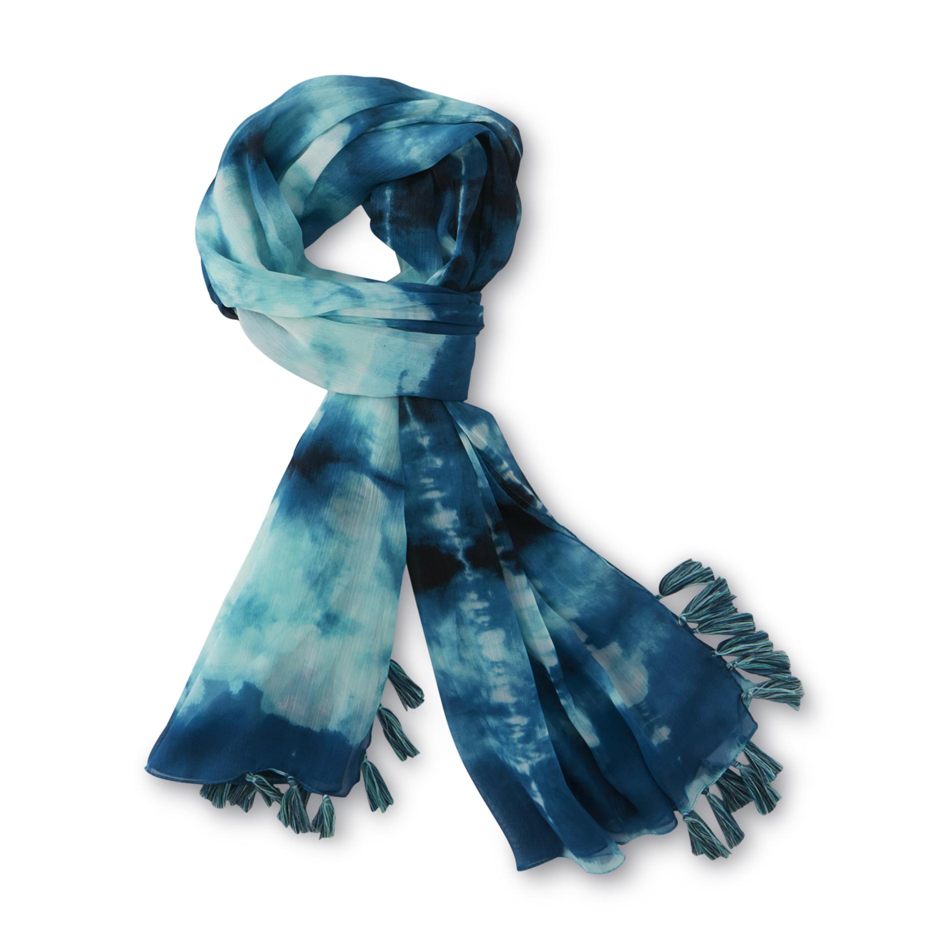 Metaphor Women's Tassel Fashion Wrap - Tie-Dye