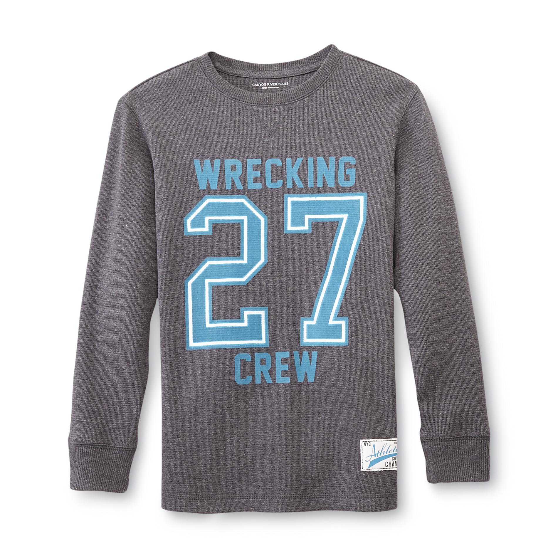 Canyon River Blues Boys' Wrecking Crew 27 Long-Sleeve Thermal T-Shirt