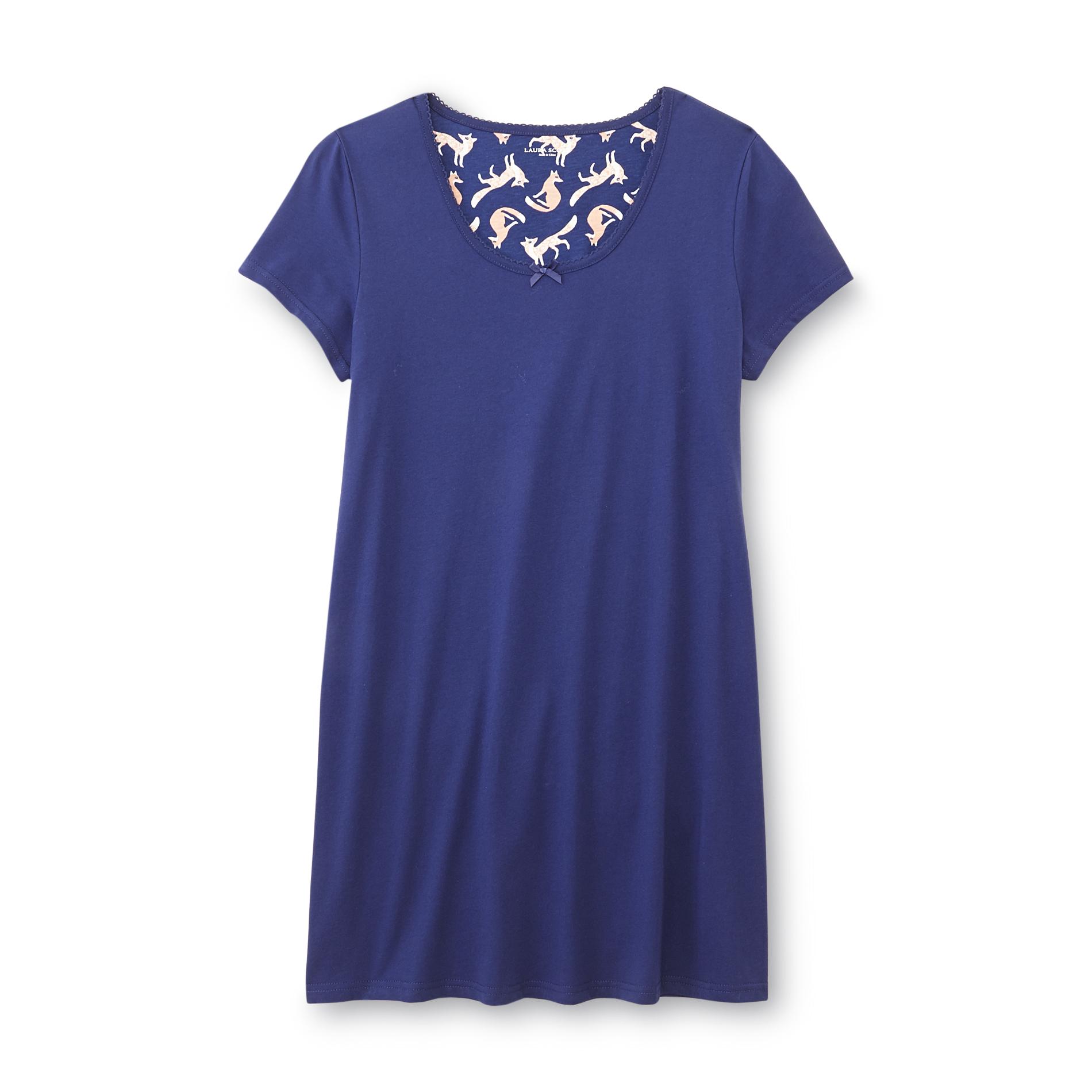 Laura Scott Women's Jersey Knit Nightgown