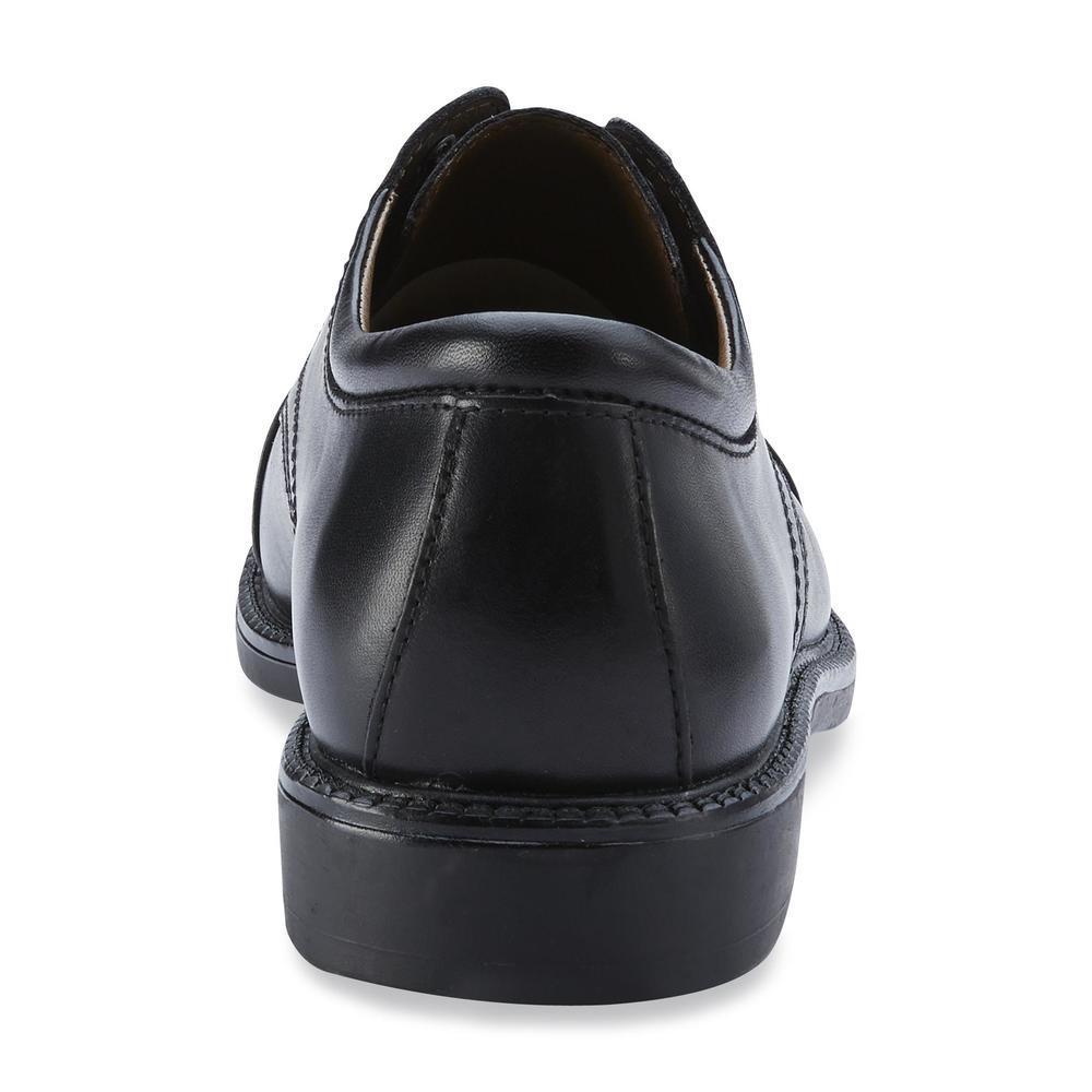 Thom McAn Men's Karlov Black Oxford Shoe - Wide Width