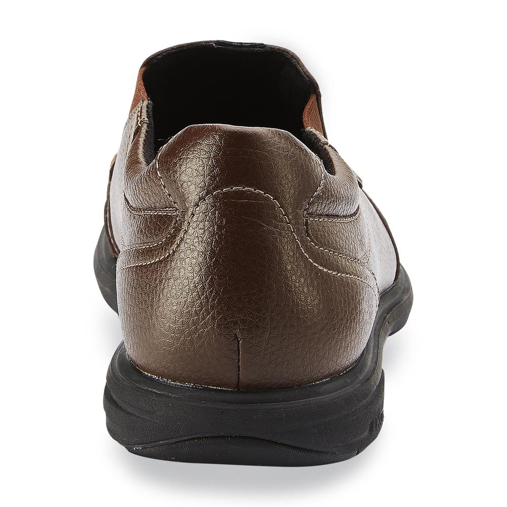 Nunn Bush Men's Carter Leather Comfort Loafer Brown - Wide Width Available