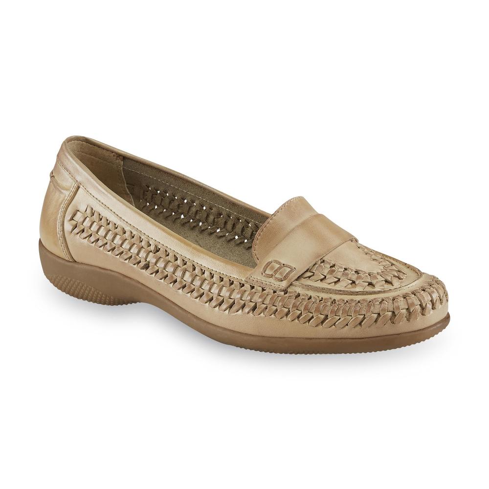 I Love Comfort Women's Leather Mabel Taupe Loafer