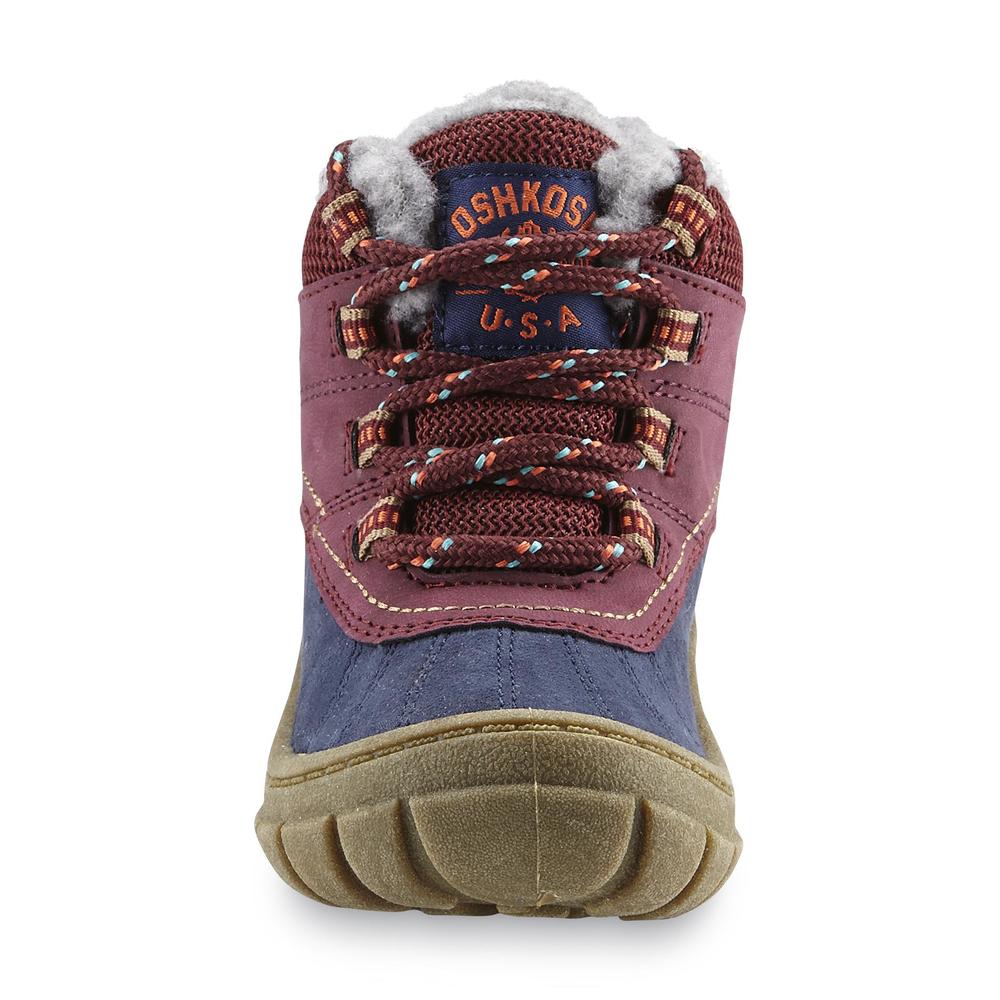 OshKosh Toddler Boy's Marley 2 Burgundy/Navy Winter Snow Boot