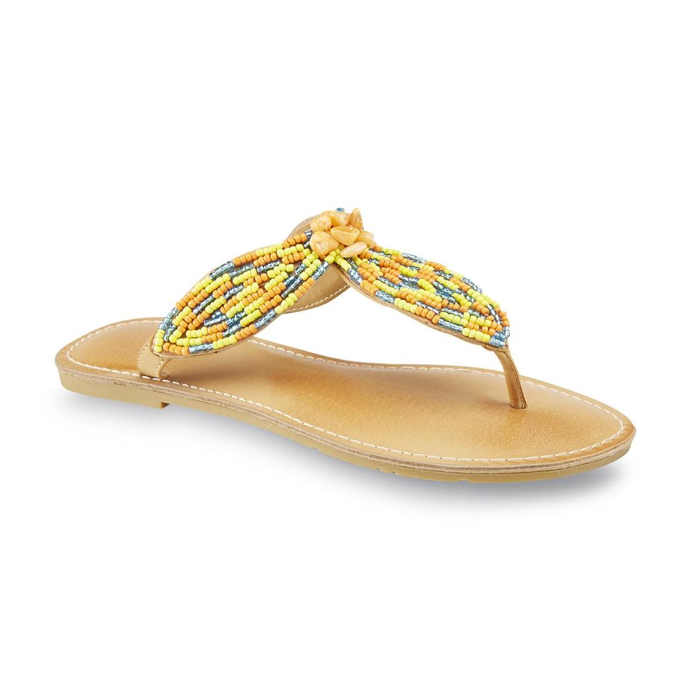 Mojo Moxy Women's Native Yellow/Blue/Orange Thong Sandal