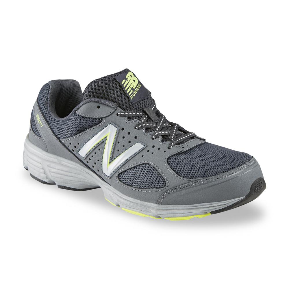 New Balance Men's 550v1 Gray/Neon Yellow Running Shoe - Wide Width