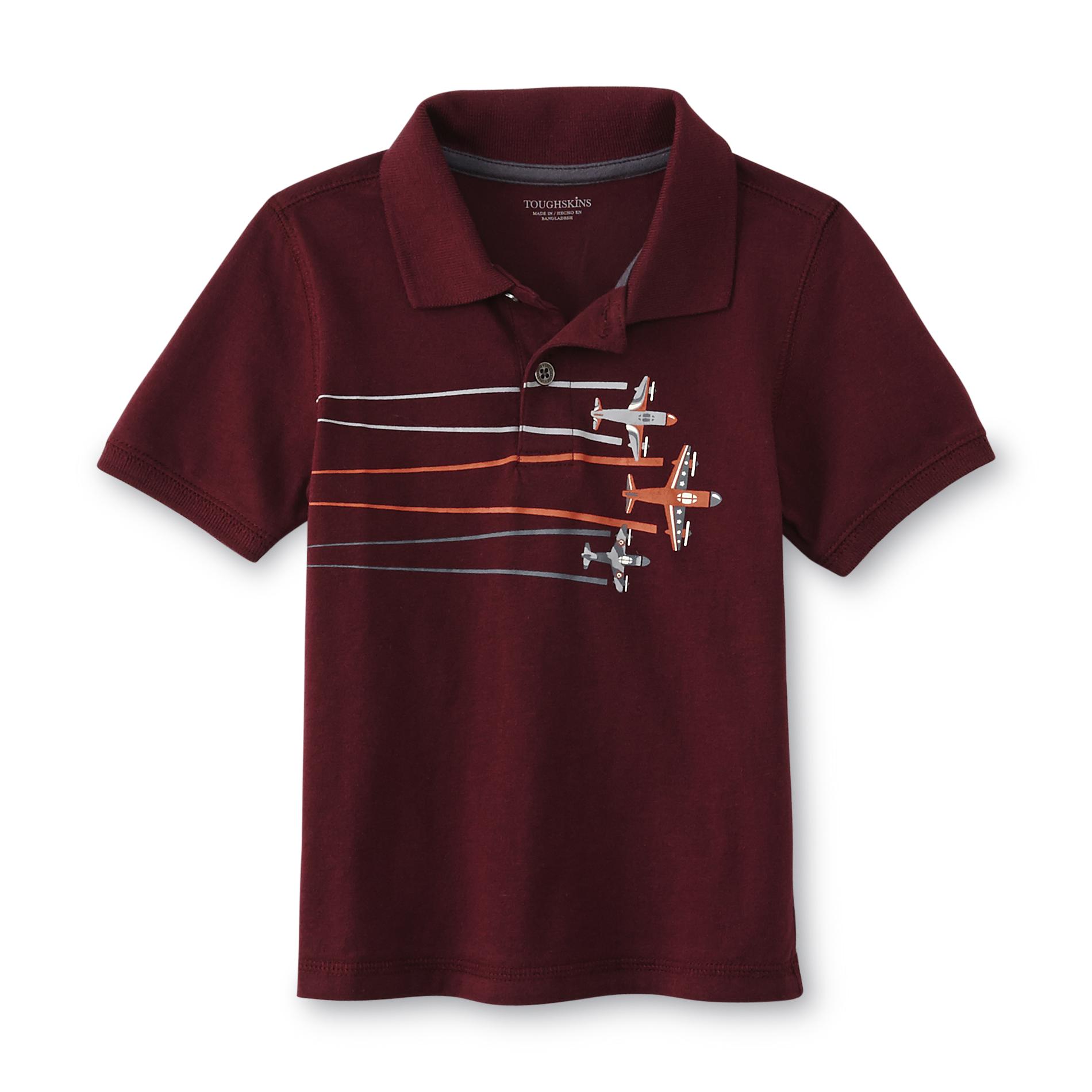 Toughskins Infant & Toddler Boy's Graphic Polo Shirt - Airplanes