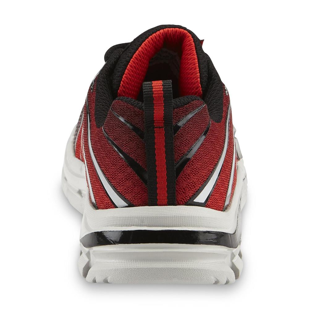 Skechers Boy's Nitrate Red/Black/Silver Sneaker