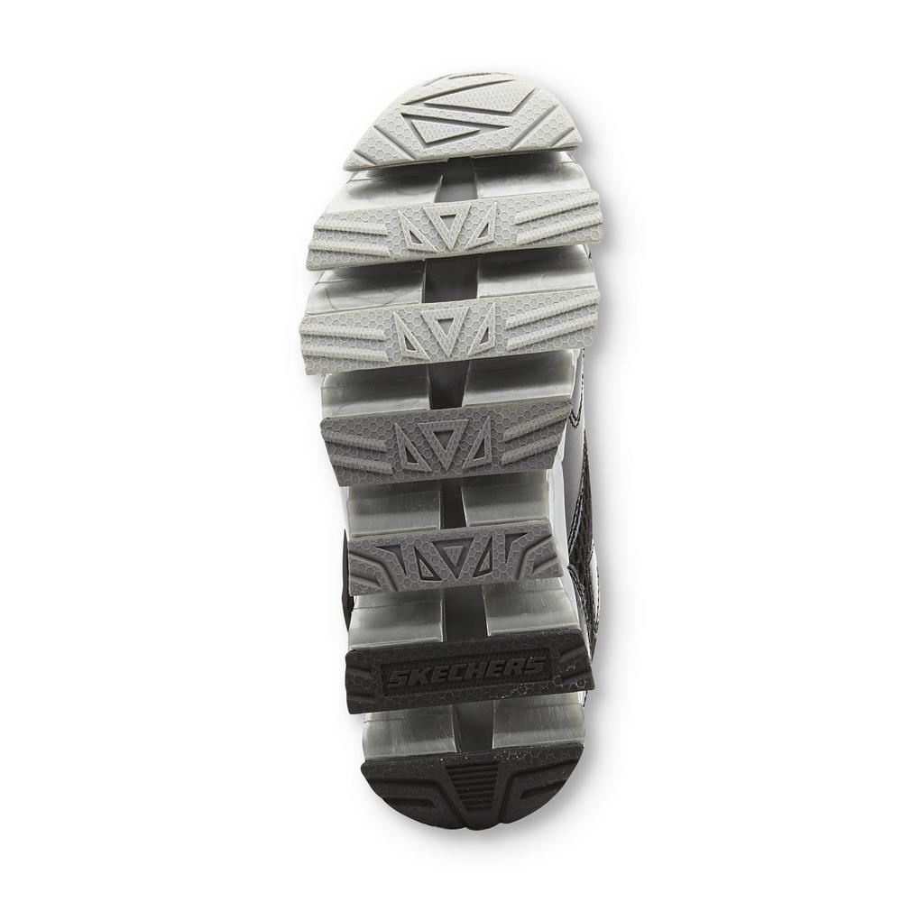 Skechers Boy's Mega Flex: Mega Blade 2.0 Black/Silver Cross-Training Shoe