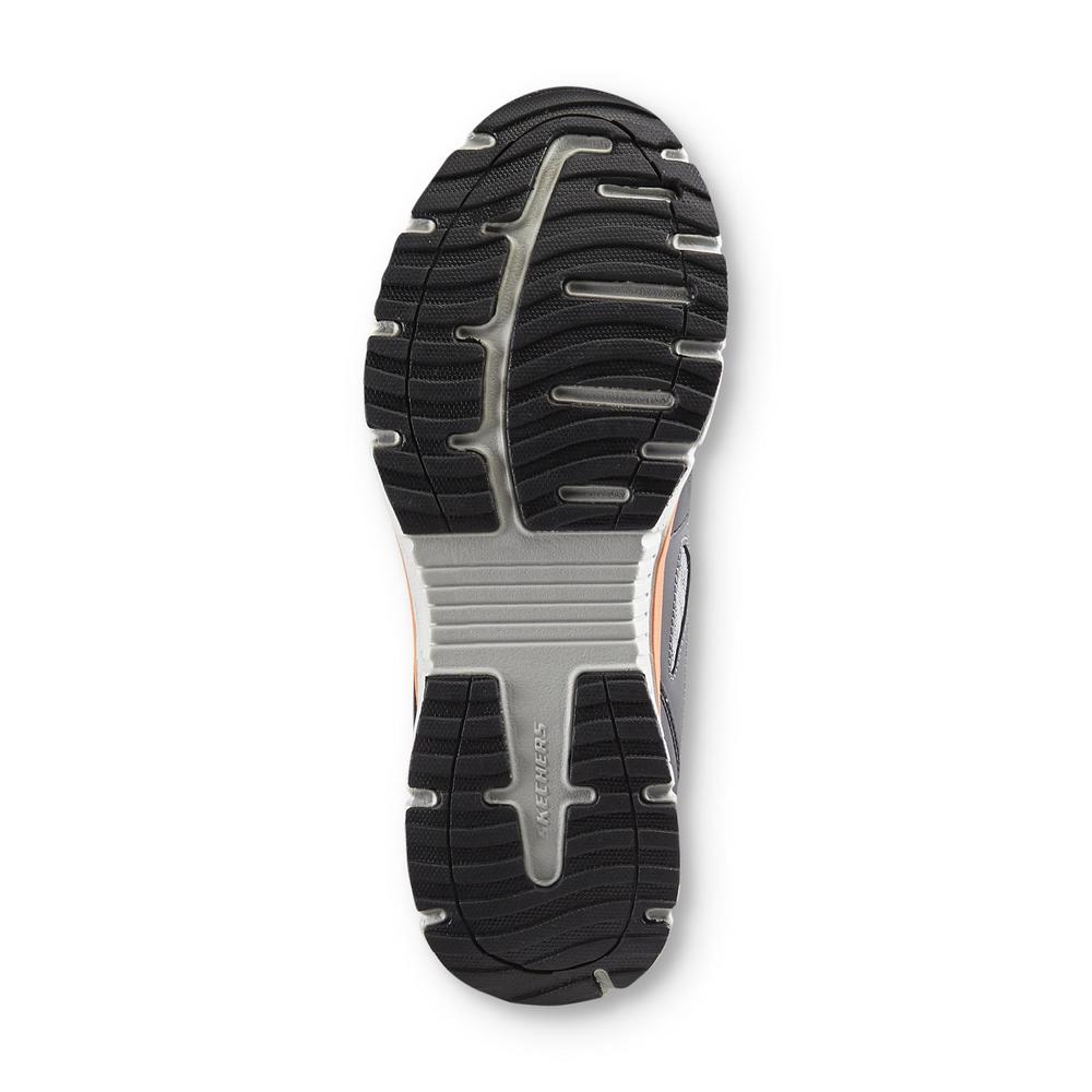 Skechers Ultimate Victory Men's Gray/Orange/Black Athletic Shoe