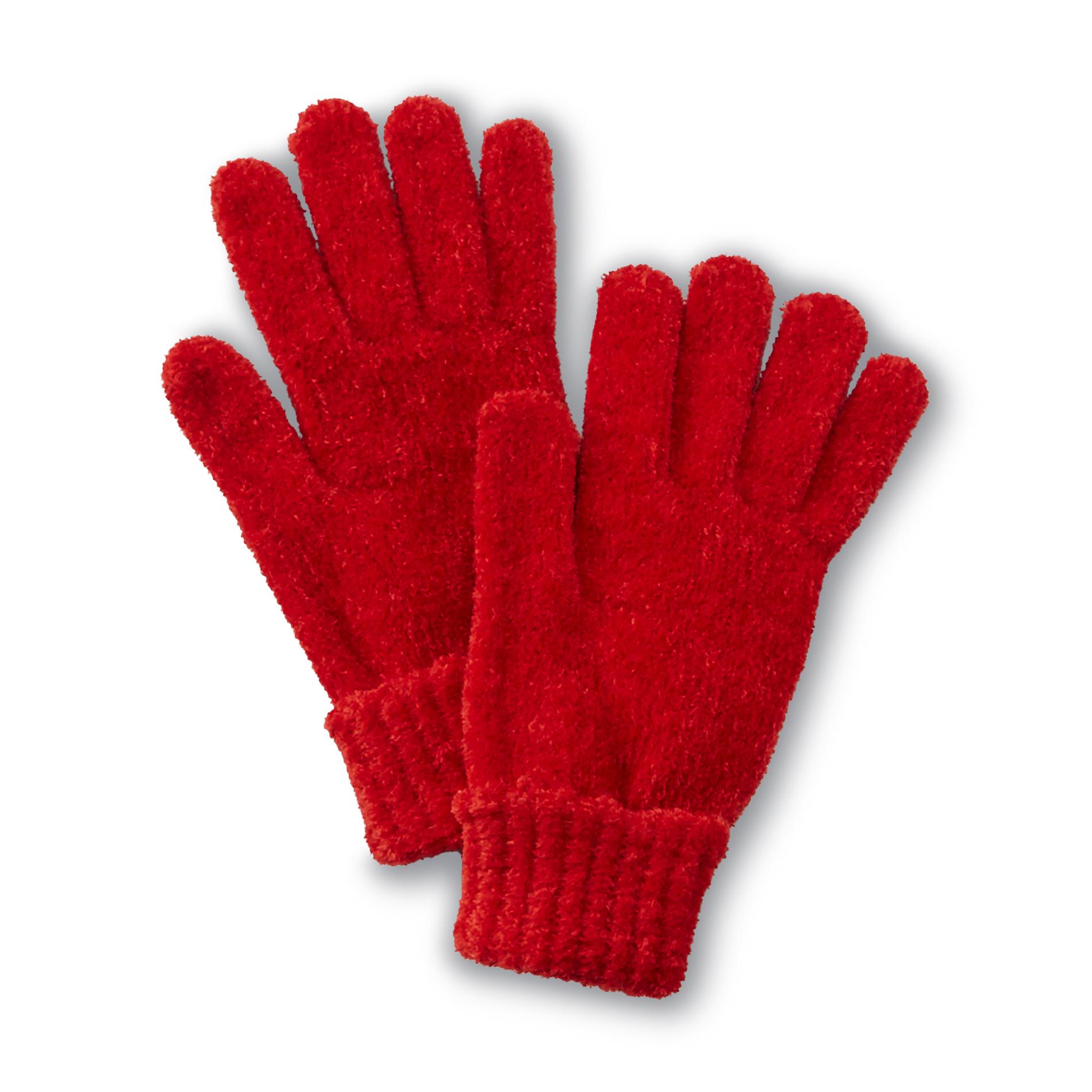 Jaclyn Smith Women's Chenille Gloves - Marled