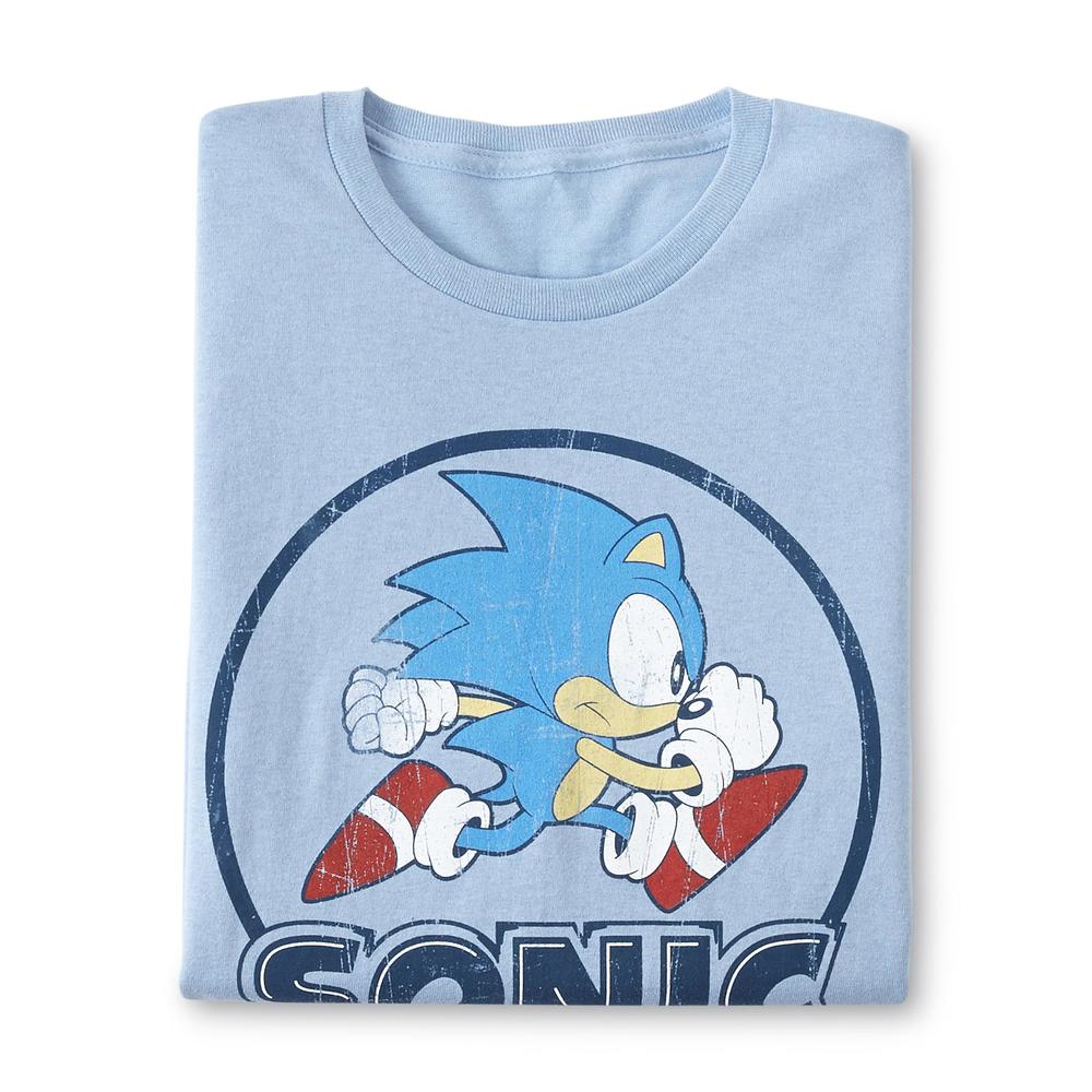 Sega Sonic The Hedgehog Young Men's Graphic T-Shirt