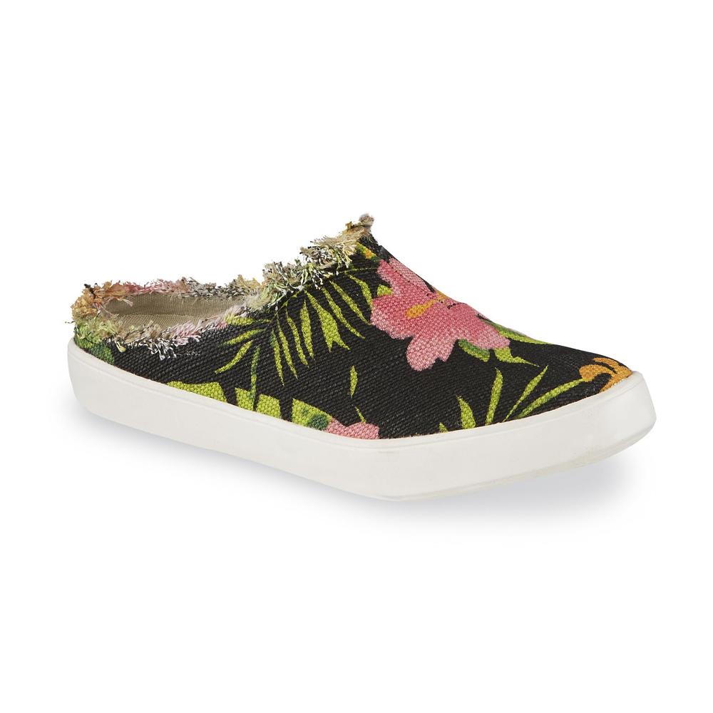Coconuts by Matisse Women's Islander Black/Pink/Floral Slip-On Shoe