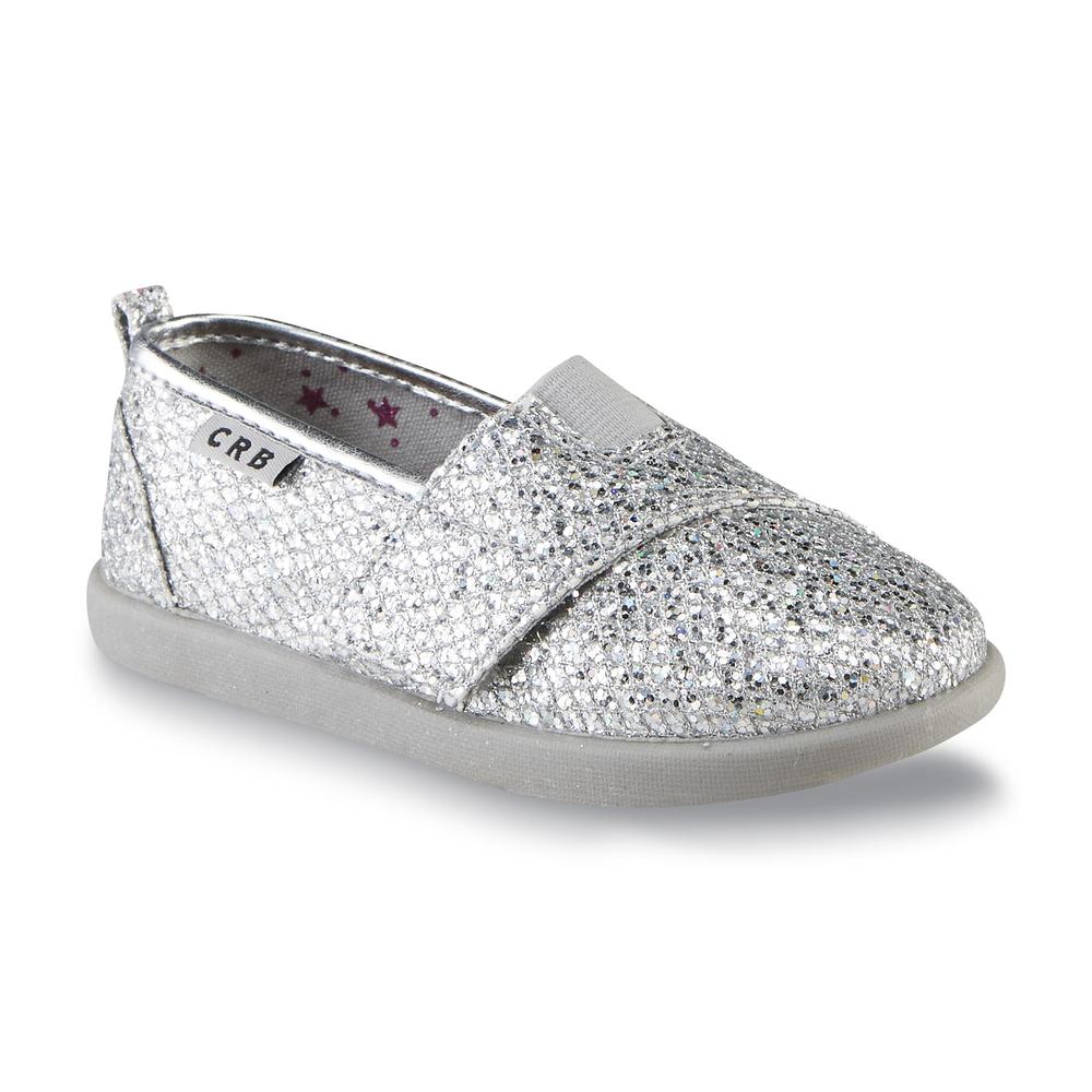 Canyon River Blues Toddler Girl's Lil Aria Silver/Glitter Slip-On Shoe