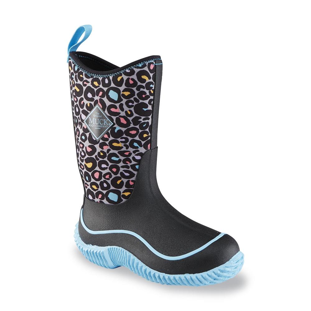 The Original Muck Boot Company Toddler Girl's Hale Blue/Black Waterproof Calf-High Weather Boot