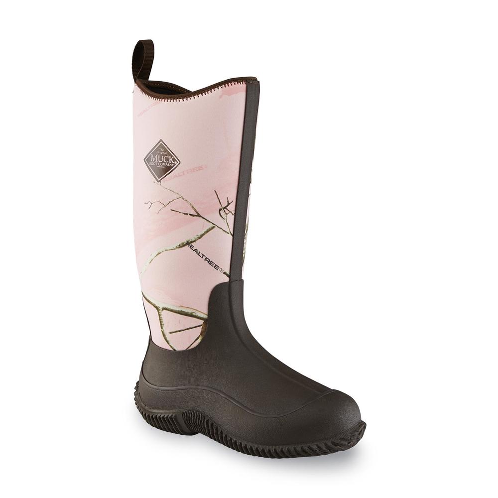 The Original Muck Boot Company Women's Hale Pink Camouflage Waterproof Calf-High Weather Boot